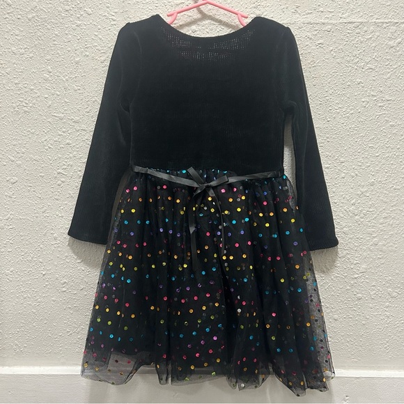 Zunie "Merry & Bright" Christmas Colorful Dress Size  5 - Picture 4 of 4